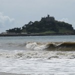 St Michael's Mount - am Tag zuvor haben wir ihn trockenen Fußes erreicht, der Rest war regendurchnässt ....