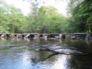 Tarr Steps im Exmoor National Park