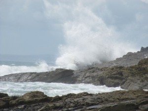 Tolle Brandung an der Mullion Cove